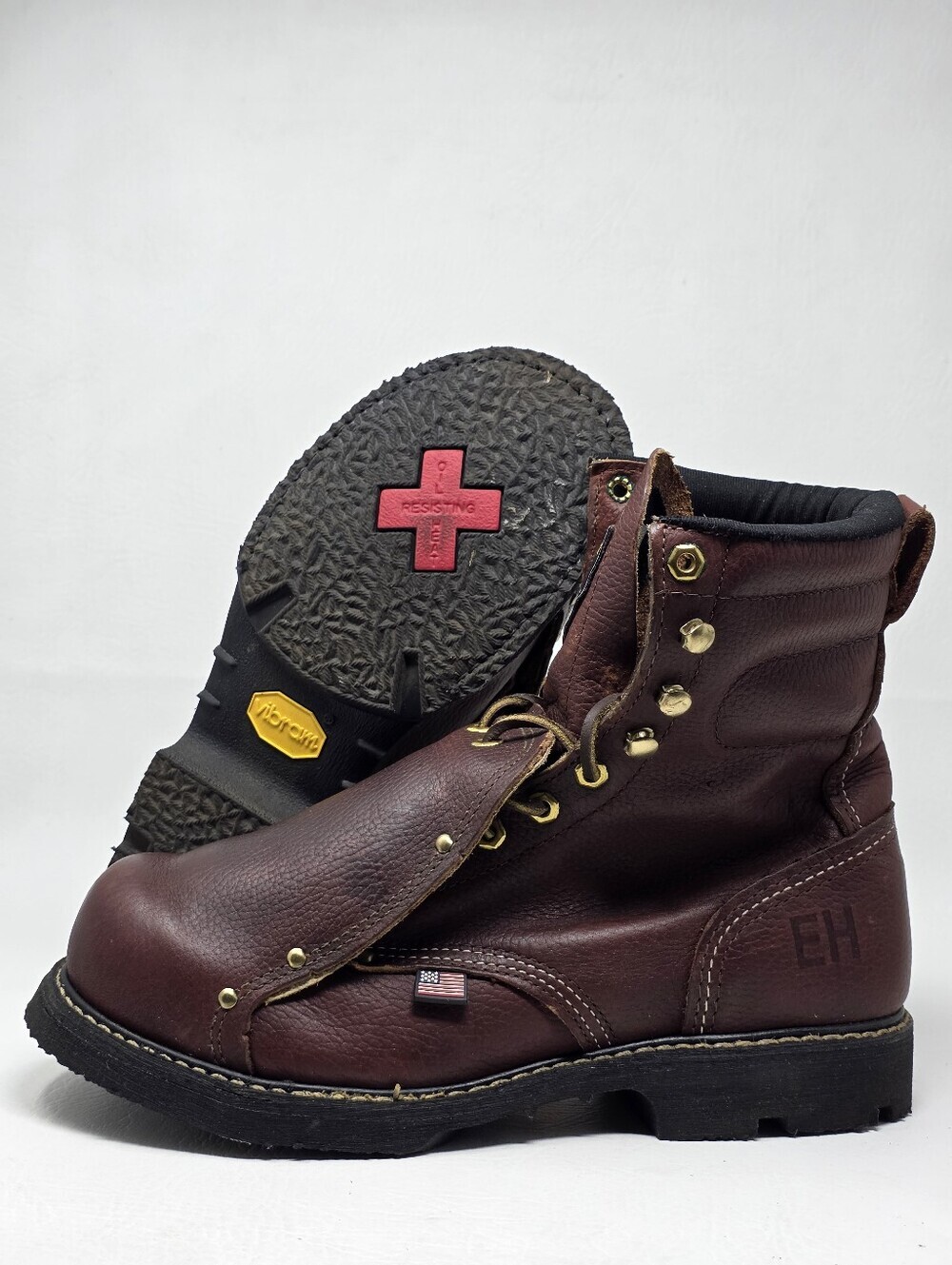 Carolina 6" Steel Toe Domestic Metatarsal Work Leather Heavy Duty Boots Size 9.5